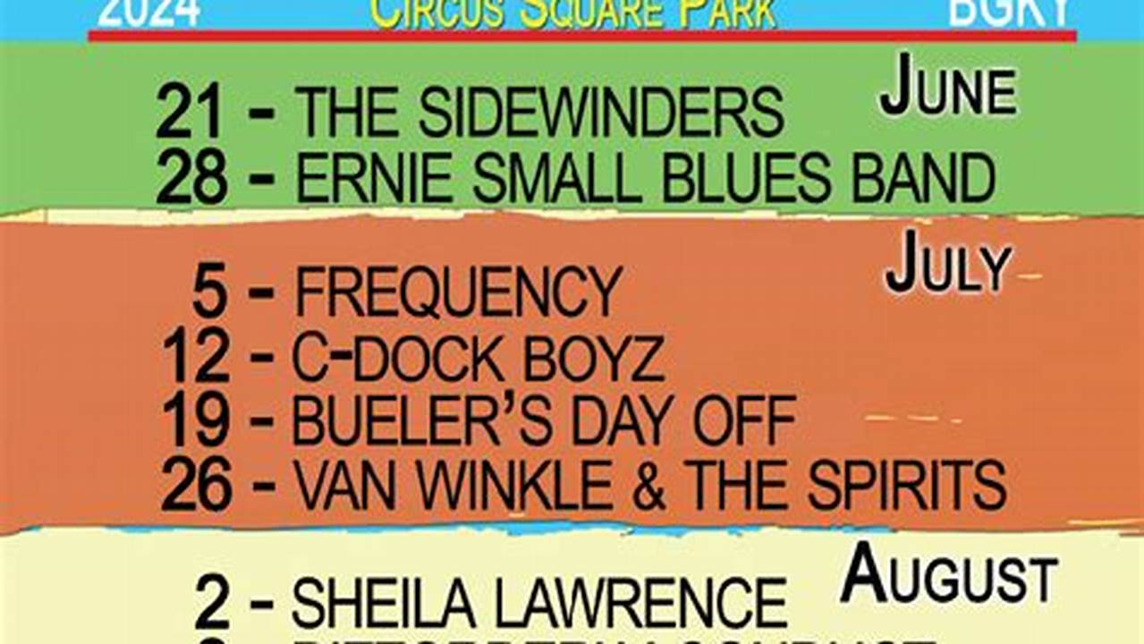Bowling Green Concerts 2024