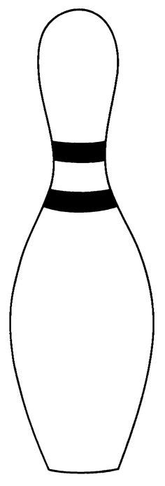 Bowling Pin Template Printable