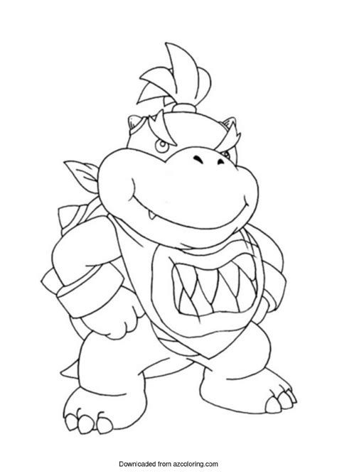 Bowser Jr Coloring Page