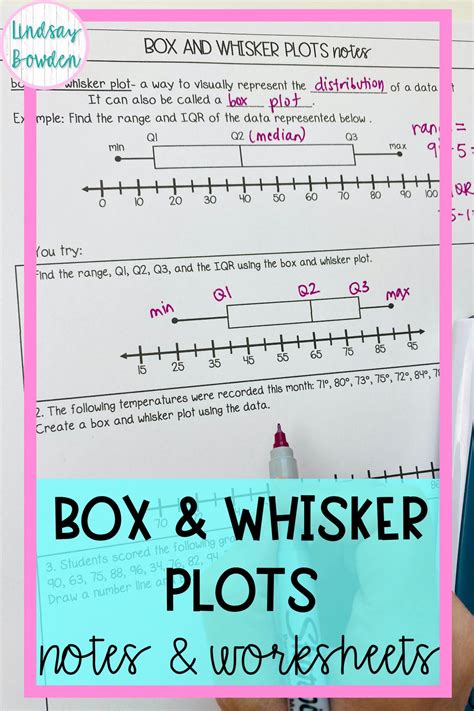 Box And Whisker Plot Worksheet 2 Answer Key