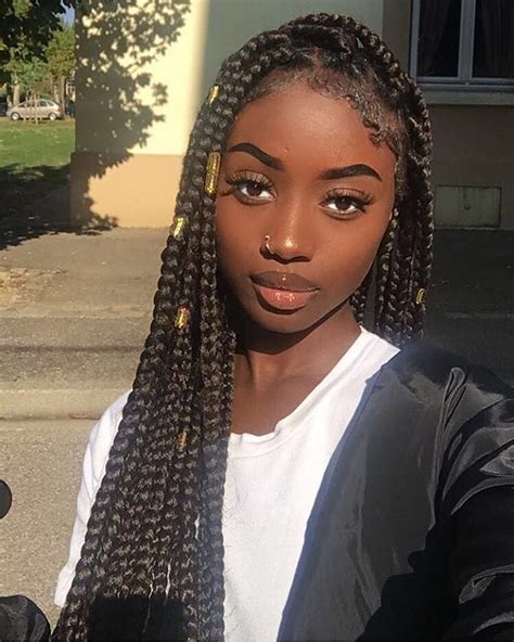 10 Vibrant Box Braid Colors Perfect for Dark Skin Tones