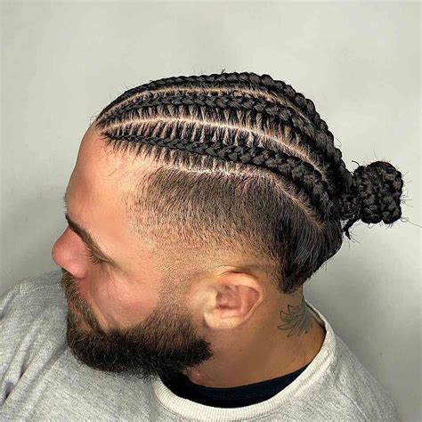Box Braids With Beard