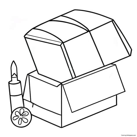 Box Coloring Page