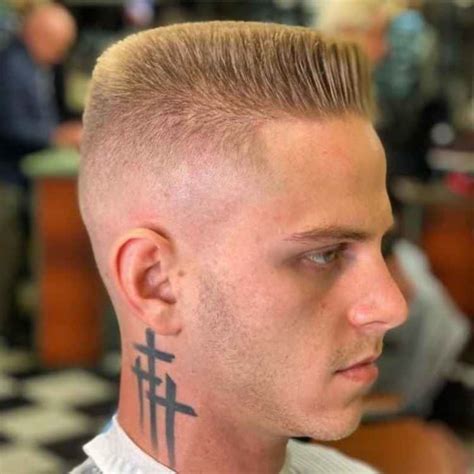 Box Fade Haircut White Guy