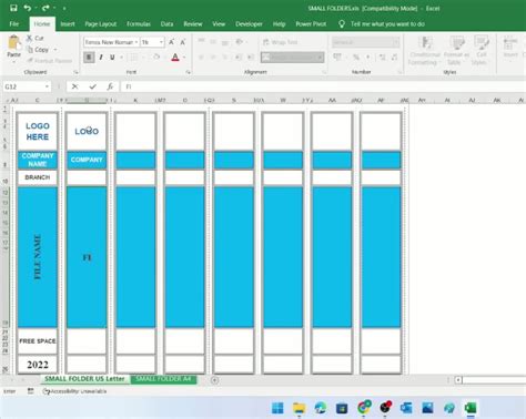 Box File Label Template Free Download Excel - Download Free Word Label