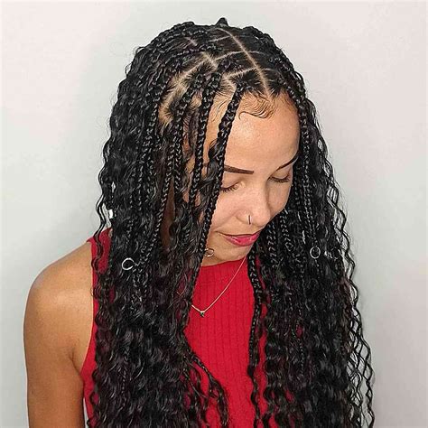 Box Haircut With Braids