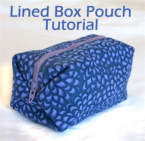 Box Pouch Pattern