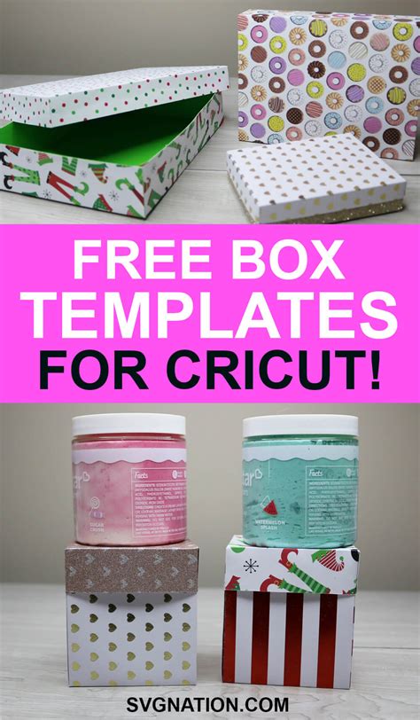 Box Template For Cricut