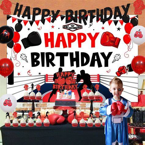 Knock Out Your Guests with Boxing Party Decorations