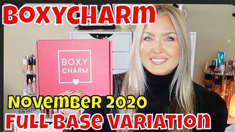 Boxycharm November 2020 Base Box