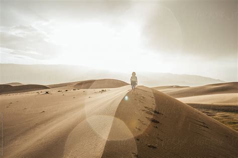 Boy Alone in the Desert