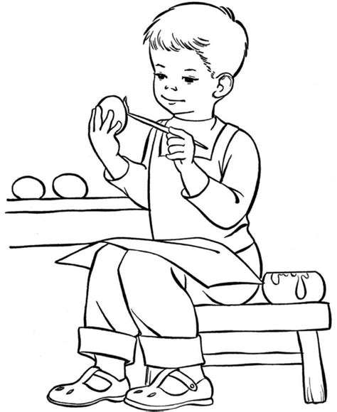 Boy Printable Coloring Pages