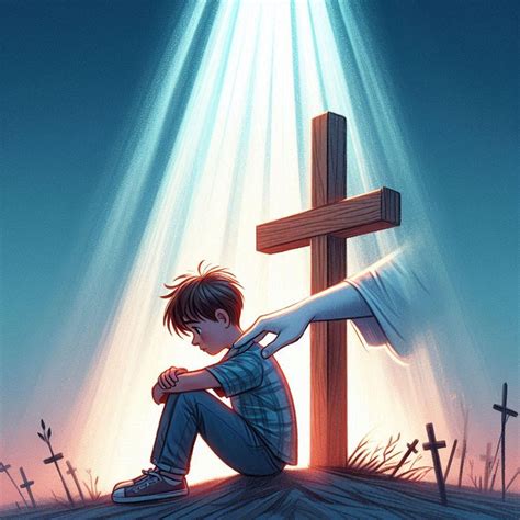 Boy With Cross