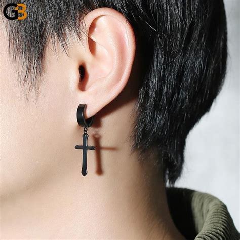 Boy With Cross Earring