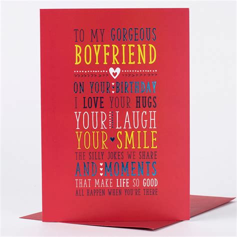 Boyfriend Birthday Card Printable
