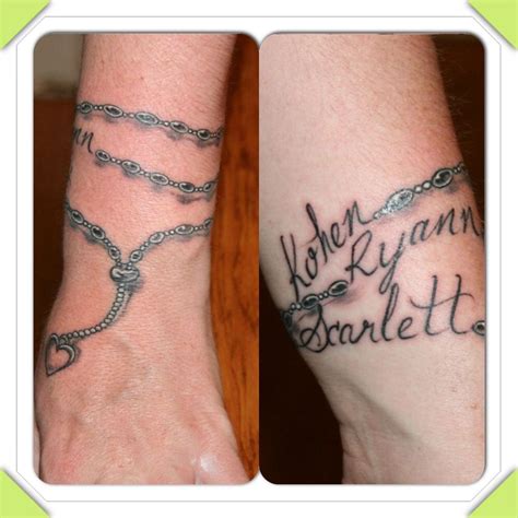 Bracelet Tattoos With Names