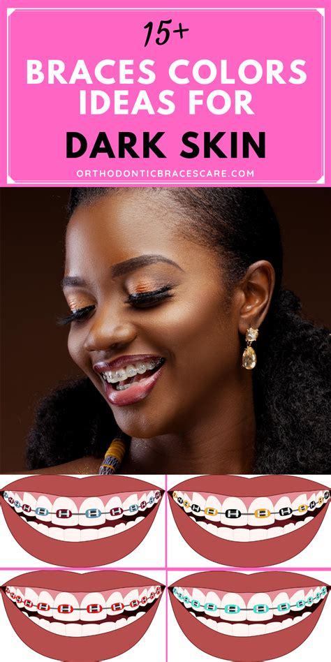 Bold and Beautiful: Choosing Braces Colors for Dark Skin That Make You Shine