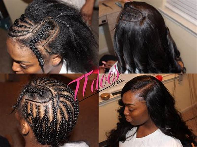 Braid Pattern For Sew In Middle Part