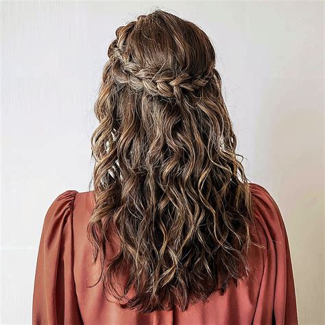 Braided Half-Up with Curls