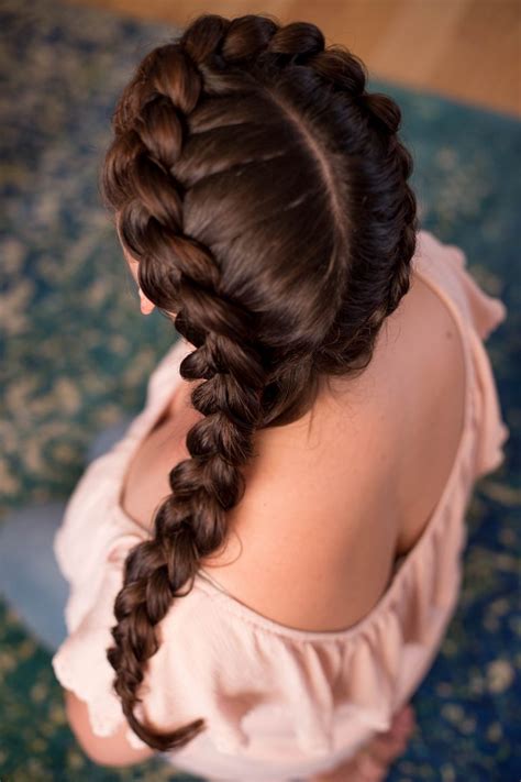 Contoh rambut braided crown