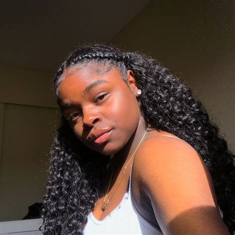 Braids In Front Curly Crochet In Back