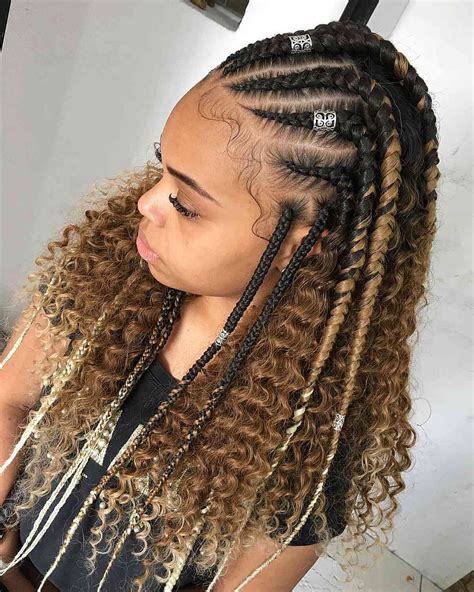 Braids With Crochet Hair In The Back