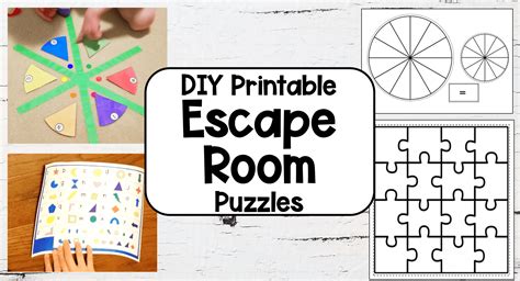 Brain Teaser Printable Escape Room Puzzles