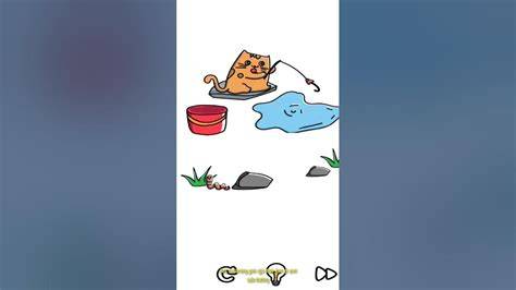 Brain Out Kucing Sedang Memancing