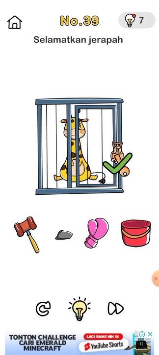 Brain Out Selamatkan Jerapah