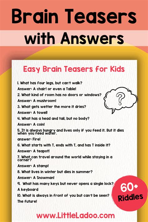 Brain Teasers For Kids Images