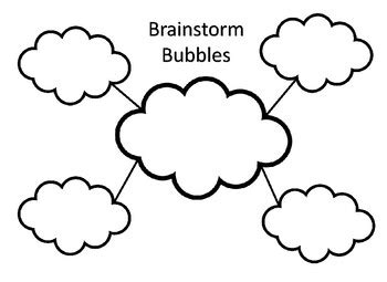 Brainstorm Bubble Template