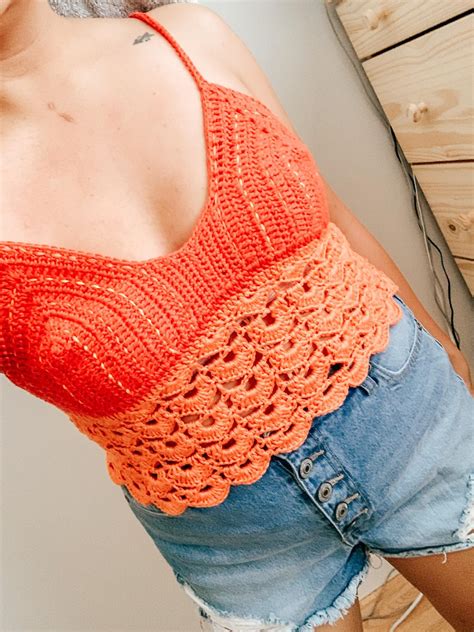 Bralette Tops Crochet