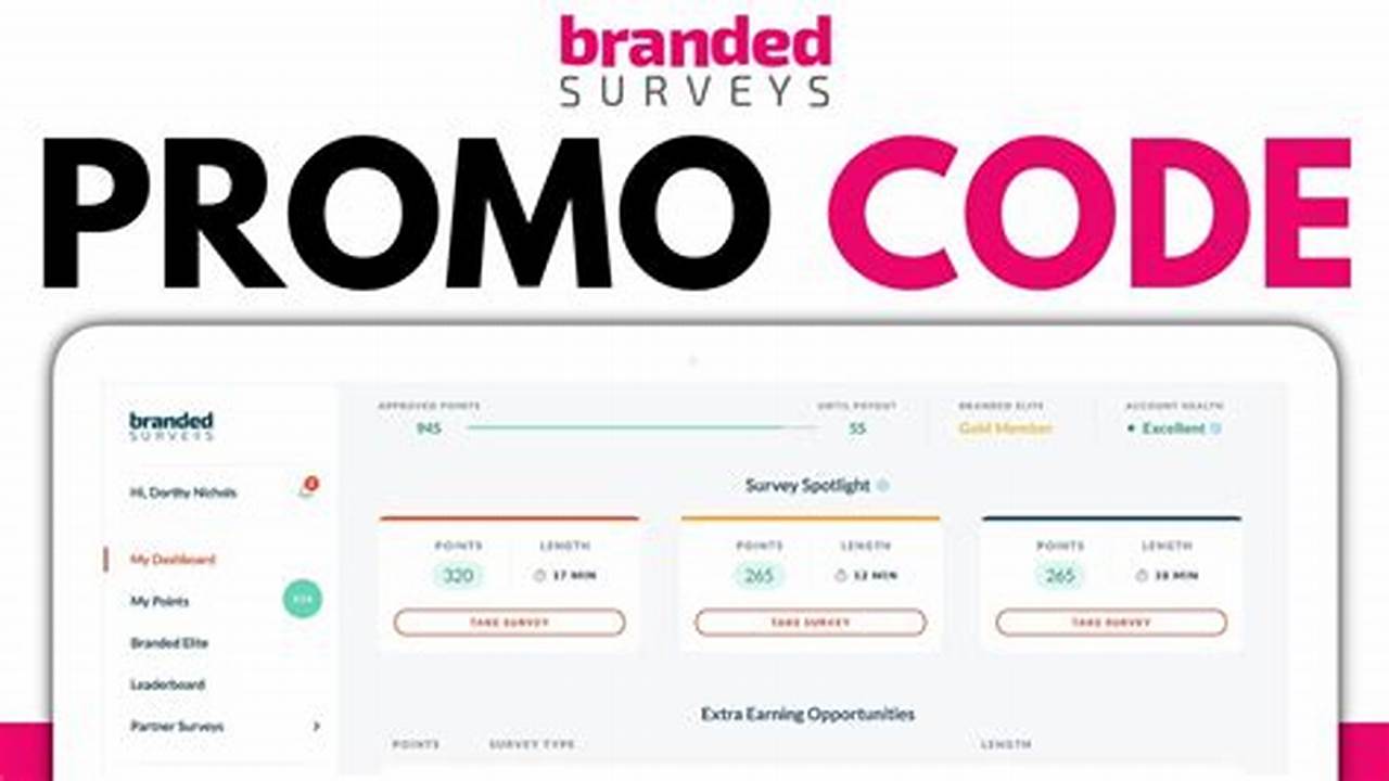 Branded Surveys Promo Code 2024