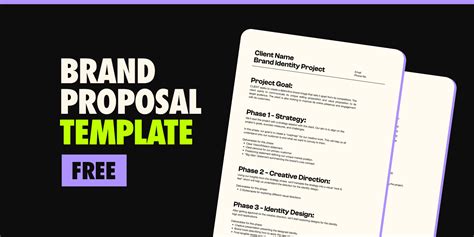 Branding Proposal Template