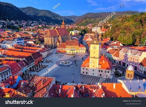 Brasov aerial view