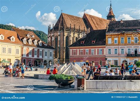 Brasov town square
