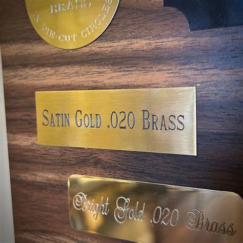 Brass Engraving Plates