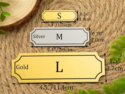 Brass Name Plate Engraved