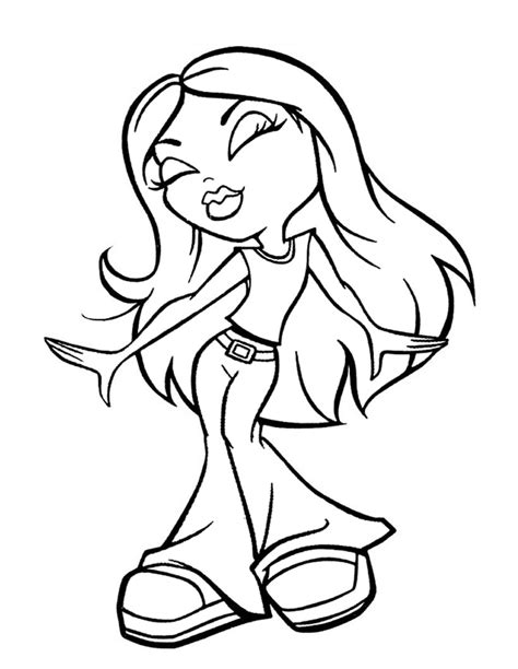 Bratz Color Pages
