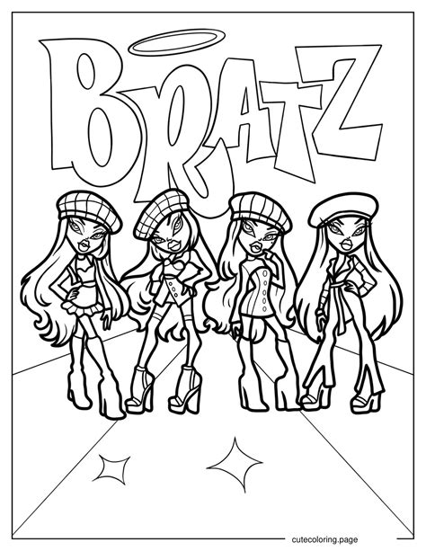 Bratz Coloring Page