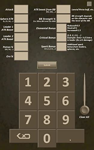 Brave Frontier Calculator