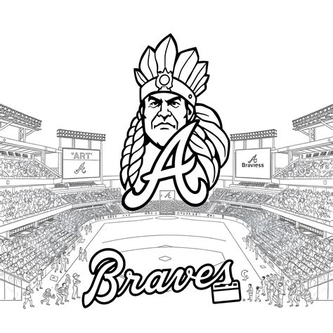 Braves Coloring Pages