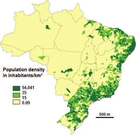 Brazil's Population Density