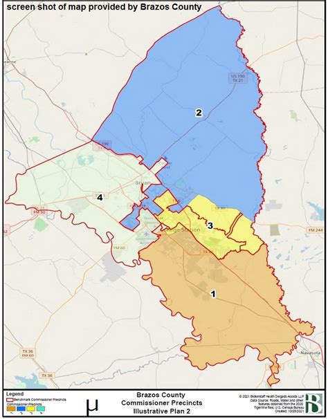 Brazos County Precinct Map