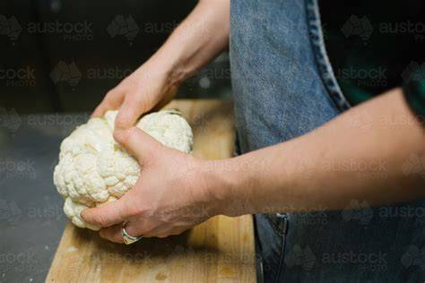 Breaking Down the Cauliflower