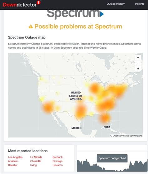 Breaking Spectrum Internet Outage Causes Widespread Disruption