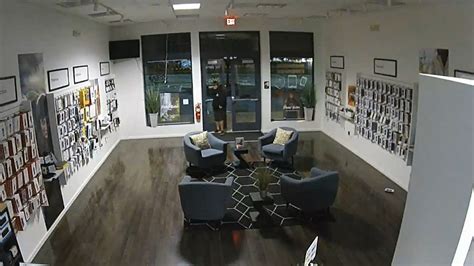 Breaking and Entering Suspect Caught on Security Camera