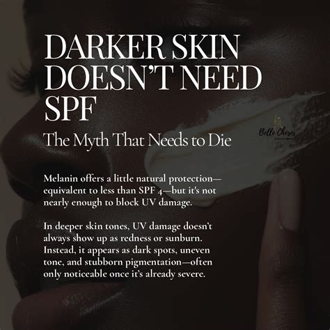Breaking the Myth Melanin is Protection Not Immunity
