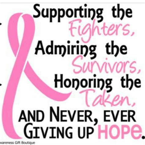 Breast Cancer Awareness Quotes Inspirational