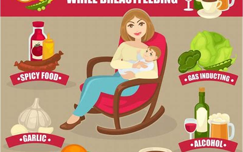 Breastfeeding Mom Eating A Healthy Meal